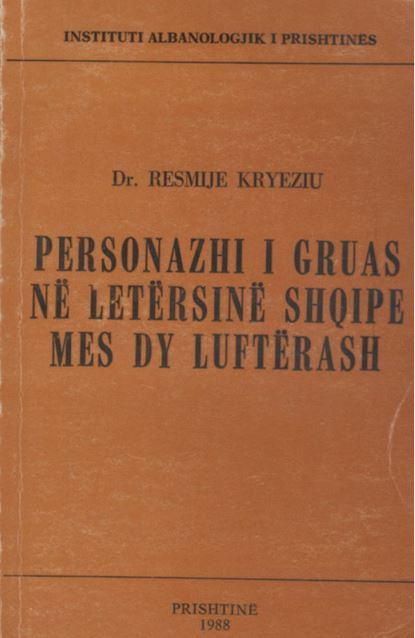 Personazhi i gruas në letërsinë shqipe mes dy luftërash