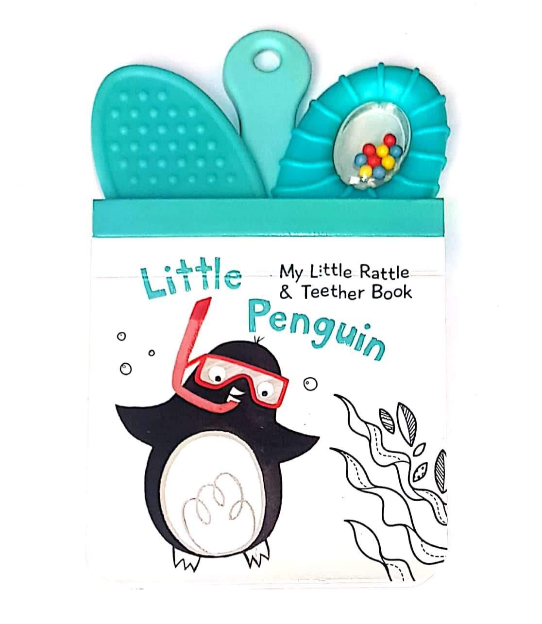 My Little Rattle & Teether Book Little Penguin (Board book)