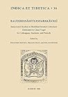 Bauddhasāhityastabakāvalī. Essays and Studies on Buddhist Sanskrit Literature Dedicated to Claus Vogel by Colleagues, Students, and Friends