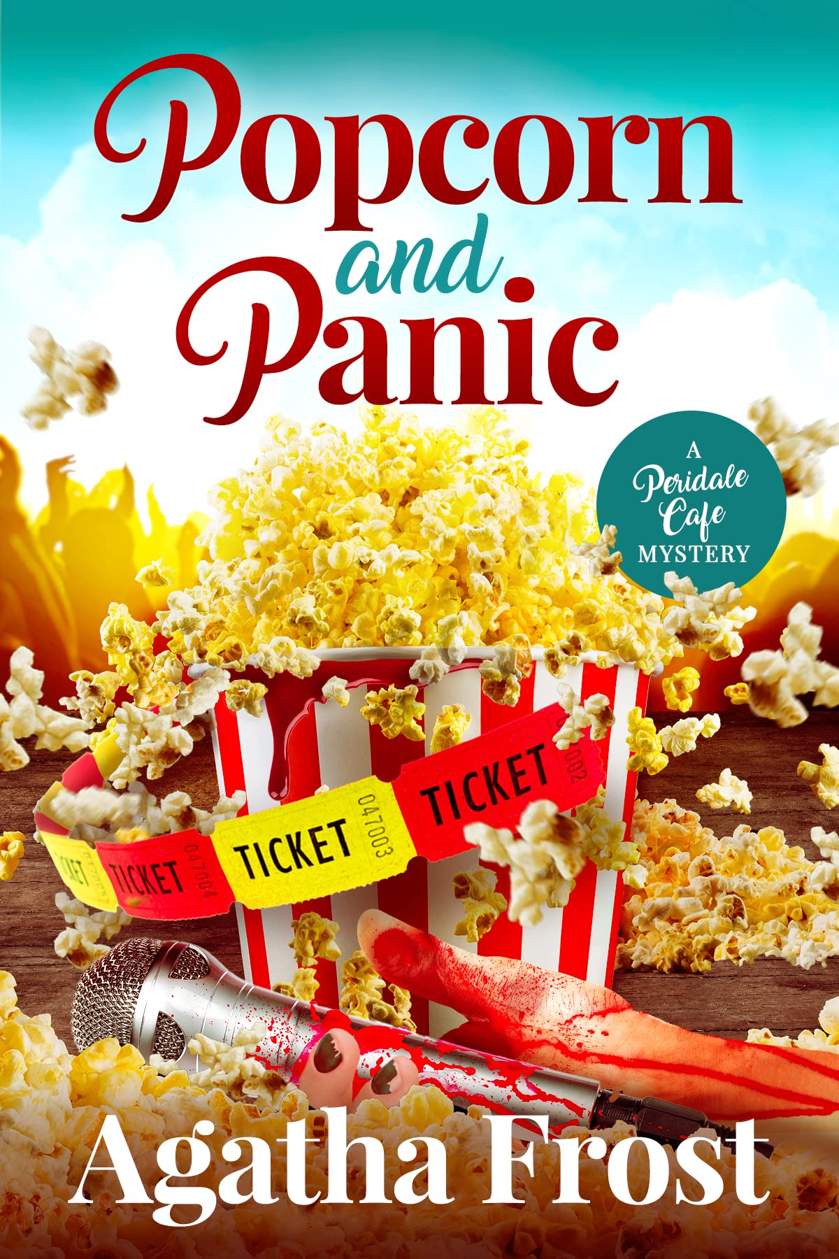 Popcorn and Panic (Peridale Cafe Cozy Mystery, Book #24)