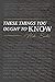 These Things You Ought To Know by Mike Easter