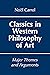 Classics in Western Philosophy of Art: Major Themes and Arguments