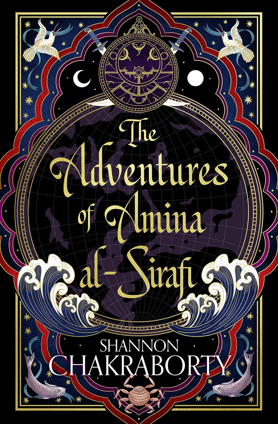 The Adventures of Amina al-Sirafi (Amina al-Sirafi, #1) by Shannon Chakraborty book cover