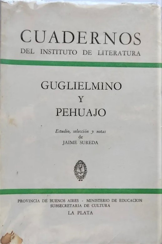 Cuadernos del Instituto de Literatura: Guglielmino y Pehuajó