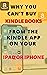 Why you can't buy kindle bo...