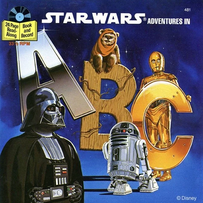 Star Wars: Adventures in ABC (Read-Along Book and Record, No. 481)