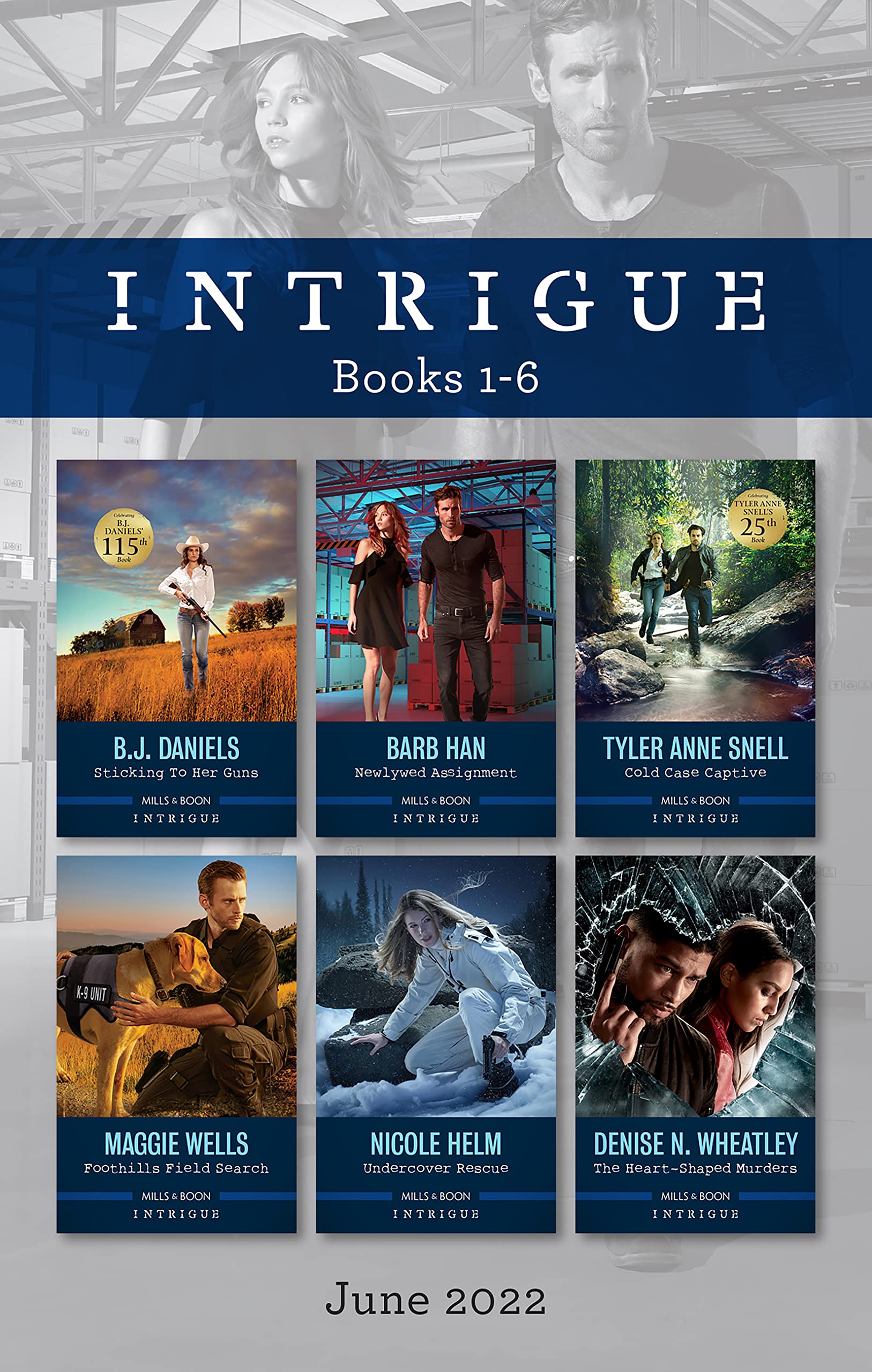 Intrigue Box Set June 2022/Sticking to Her Guns/Newlywed Assignment/Cold Case Captive/Foothills Field Search/Undercover Rescue/The Heart-Shaped M (A Colt Brothers Investigation Book 2)
