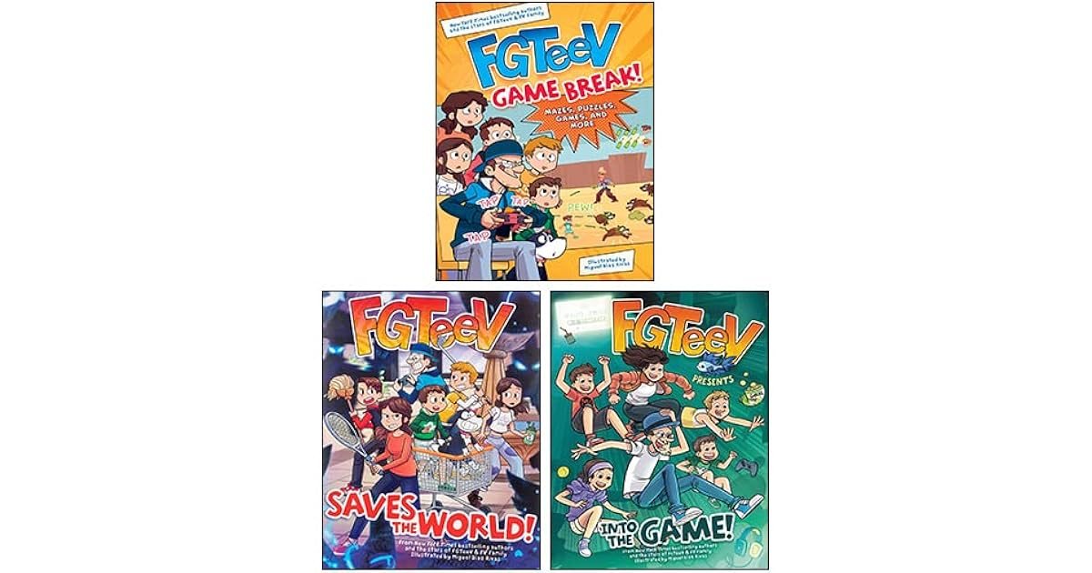 FGTeeV 3 Books Collection Set by FGTeeV