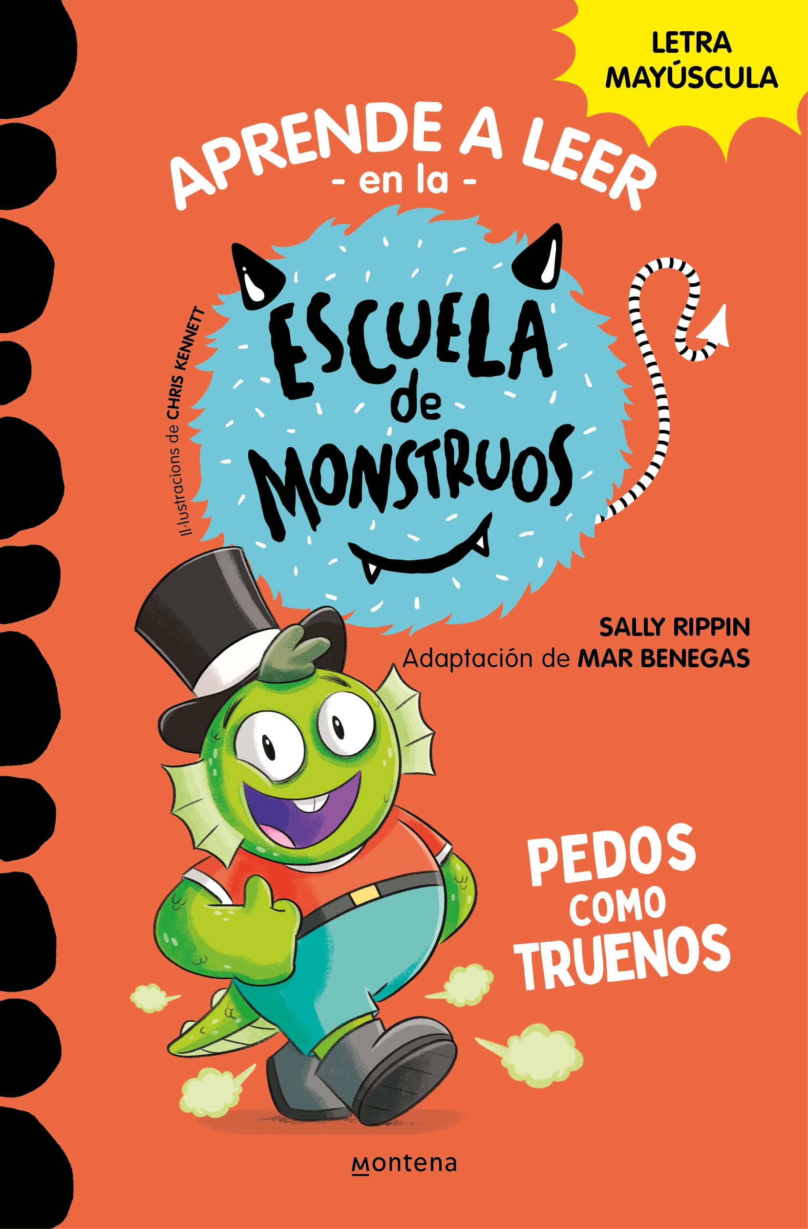 Aprender a leer en la Escuela de Monstruos 7 - Pedos como truenos: En letra MAYÚSCULA (libros para niños a partir de 5 años)