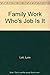 Family Work Who's Job Is It