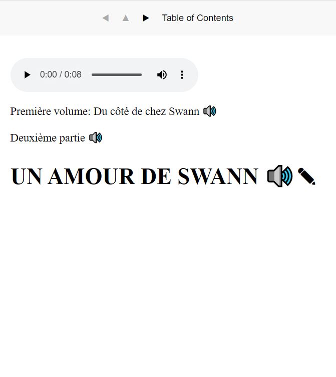 Un amour de Swann (LARA edition)