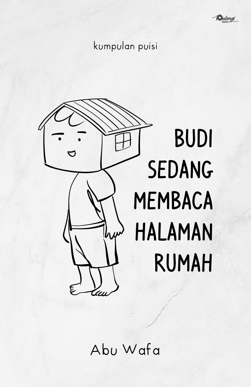 Budi Sedang Membaca Halaman Rumah