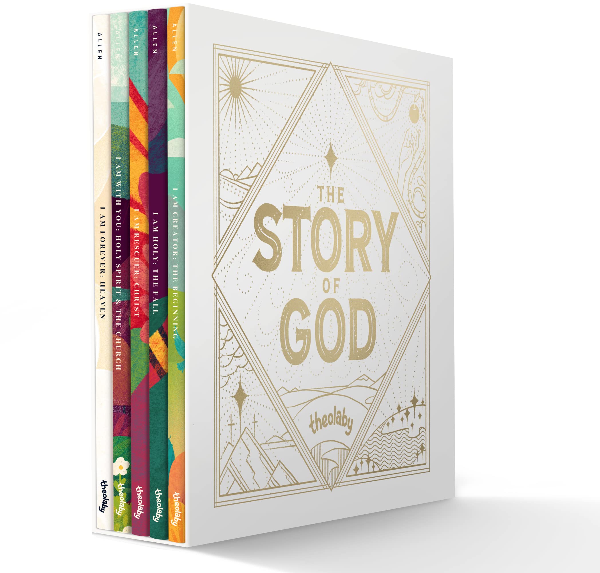 Theolaby - The Story of God, by Jennie Allen - 5 Book Series Box Set (Hardcover)