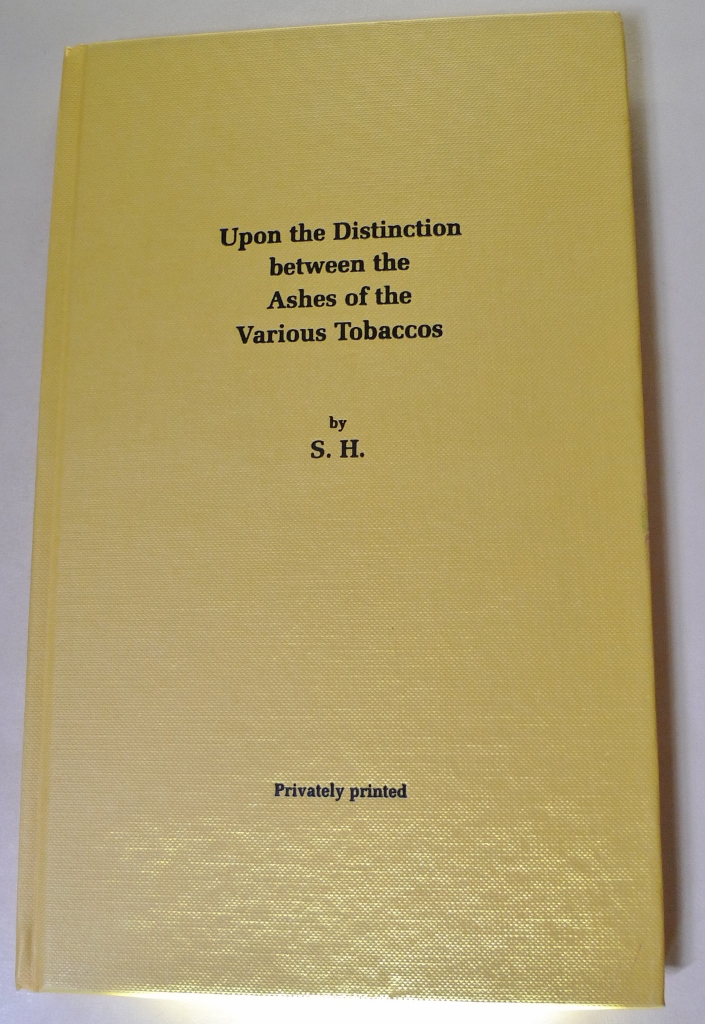 Upon the Distinction Between the Ashes of the Various Tobaccos (Hardcover)