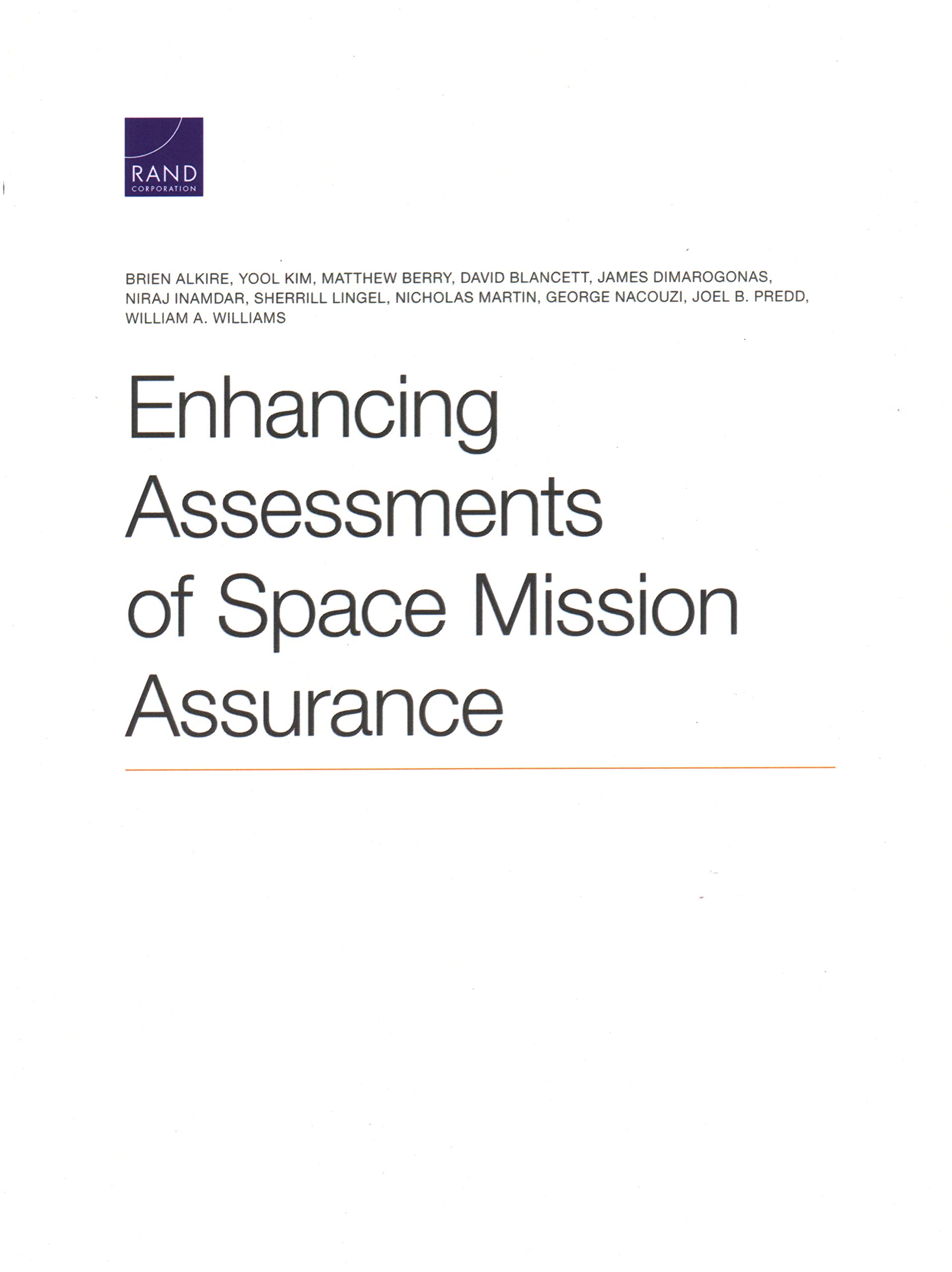 Enhancing Assessments of Space Mission Assurance (Paperback)