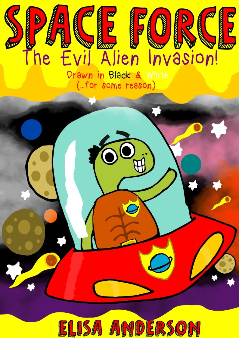 The Space Force - A Fun Interactive Easy to Read Story Book for Children (Black and White Edition): An Early Reader for Kids in Preschool, Kindergarten and 1st Grade between ages 6-8 and above.