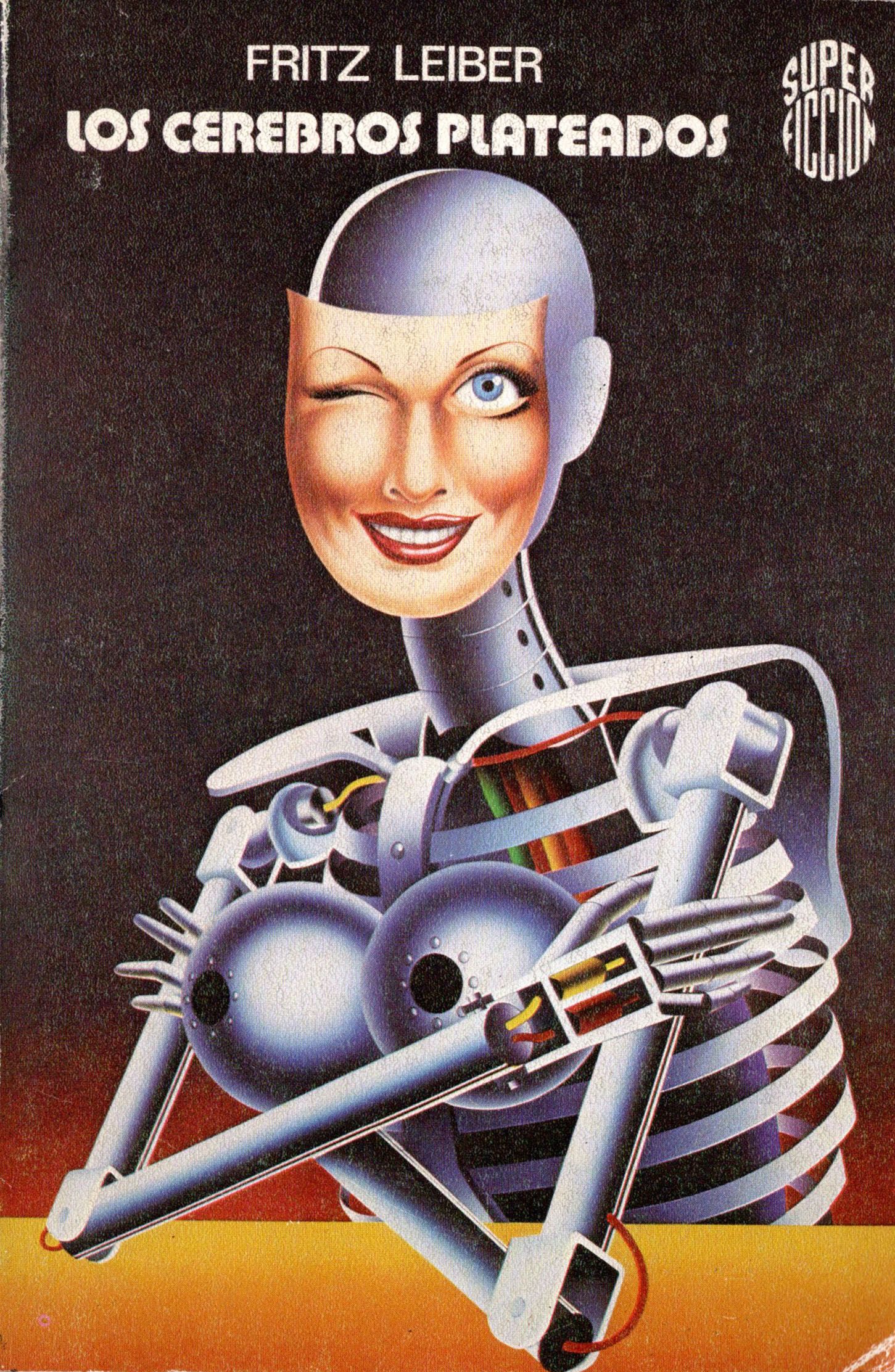Portada de Los cerebros plateados, de Fritz Leiber