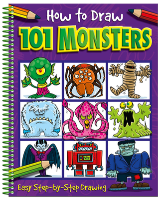 How To Draw 101 Monsters (Spiral-bound)