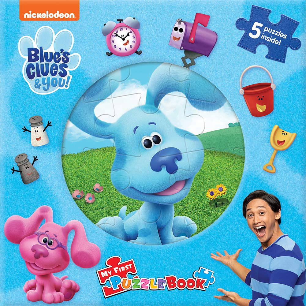 Phidal – Nickelodeon Blue’s Clues & You! My First Puzzle Book - Jigsaw Book for Kids Children Toddlers Ages 3 and Up Preschool Educational Learning - Gift for Easter, Holiday, Christmas, Birthday (Board book)