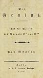 Der Genius. Aus den Papieren des Marquis C* von G** by Carl Grosse