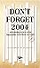 Don't Forget 2004 by Jayshree M Sundar