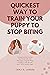 Quickest Way to Train your Puppy to Stop Biting by Carly K. Larson