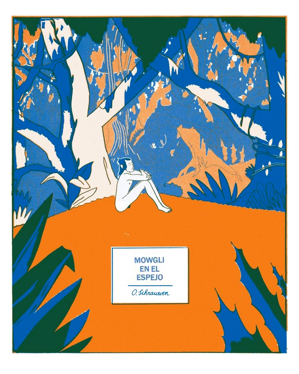 Portada de Mowgli en el espejo, de Olivier Schrauwen