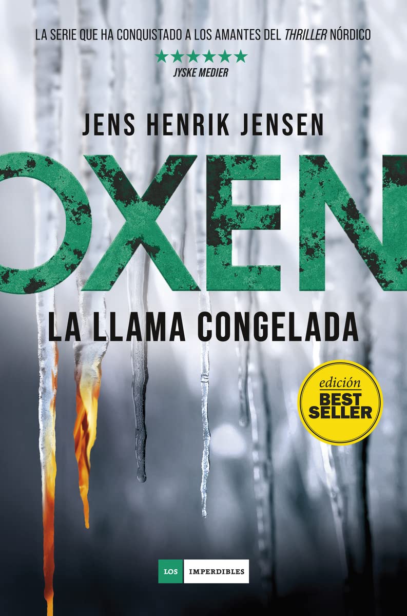 Portada de La llama congelada, de Jens Henrik Jensen
