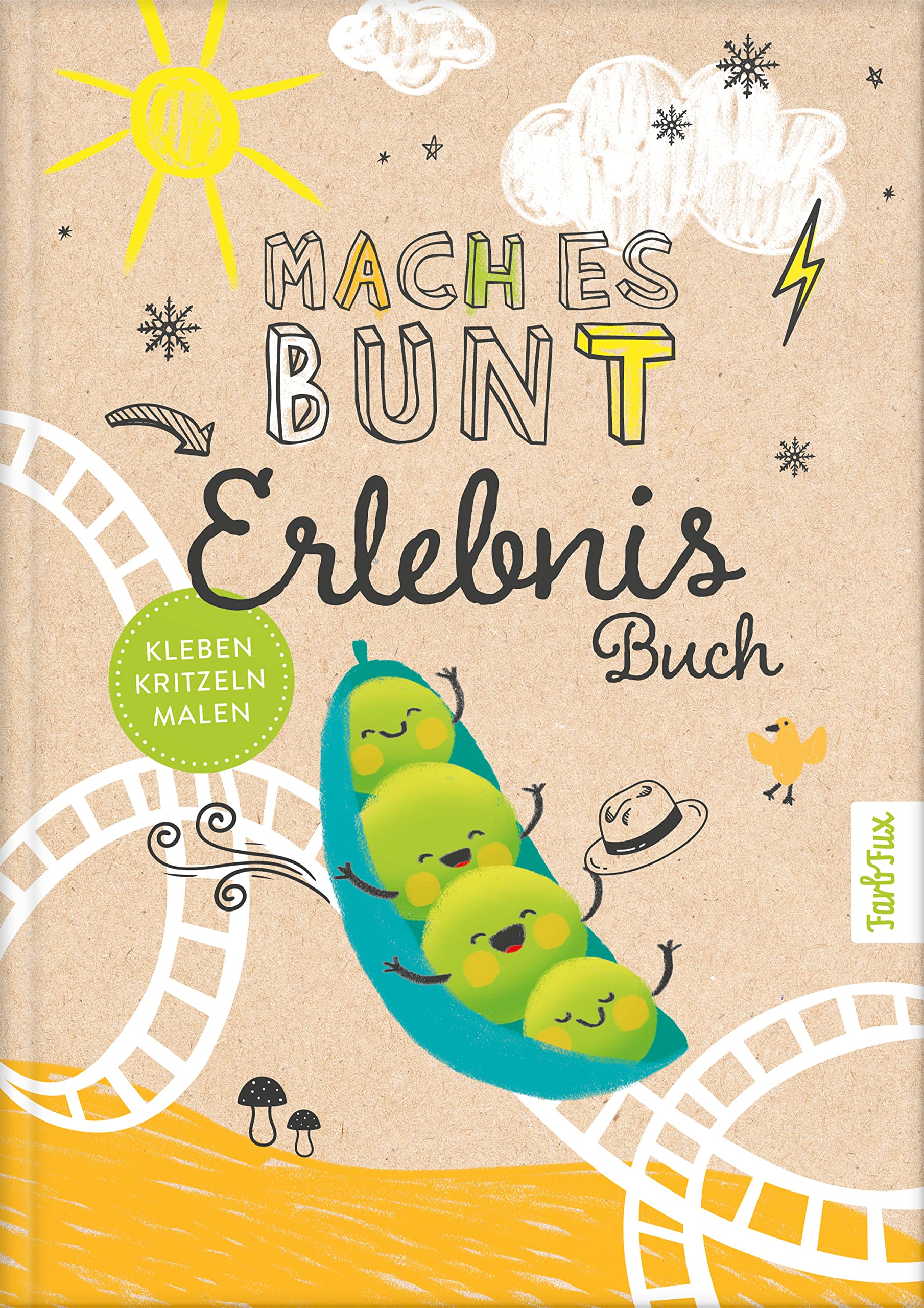 Mach es bunt Erlebnisbuch: Das Tagebuch für besondere Erlebnisse, im Alltag & Zuhause, für Kurzurlaube, Ausflüge & sonstige Abenteuer | Mitmachbuch für Kinder ab 6 Jahre zum Gestalten und Erinnern