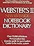 Webster's II New Riverside Notebook Dictionary