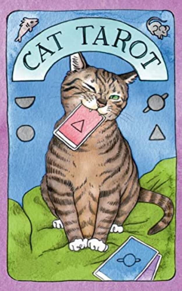 Cat Tarot: 78 Cards & Guidebook (Whimsical and Humorous Tarot Deck, Stocking Stuffer for Kitten Lovers)