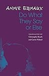 Book cover for Do What They Say or Else