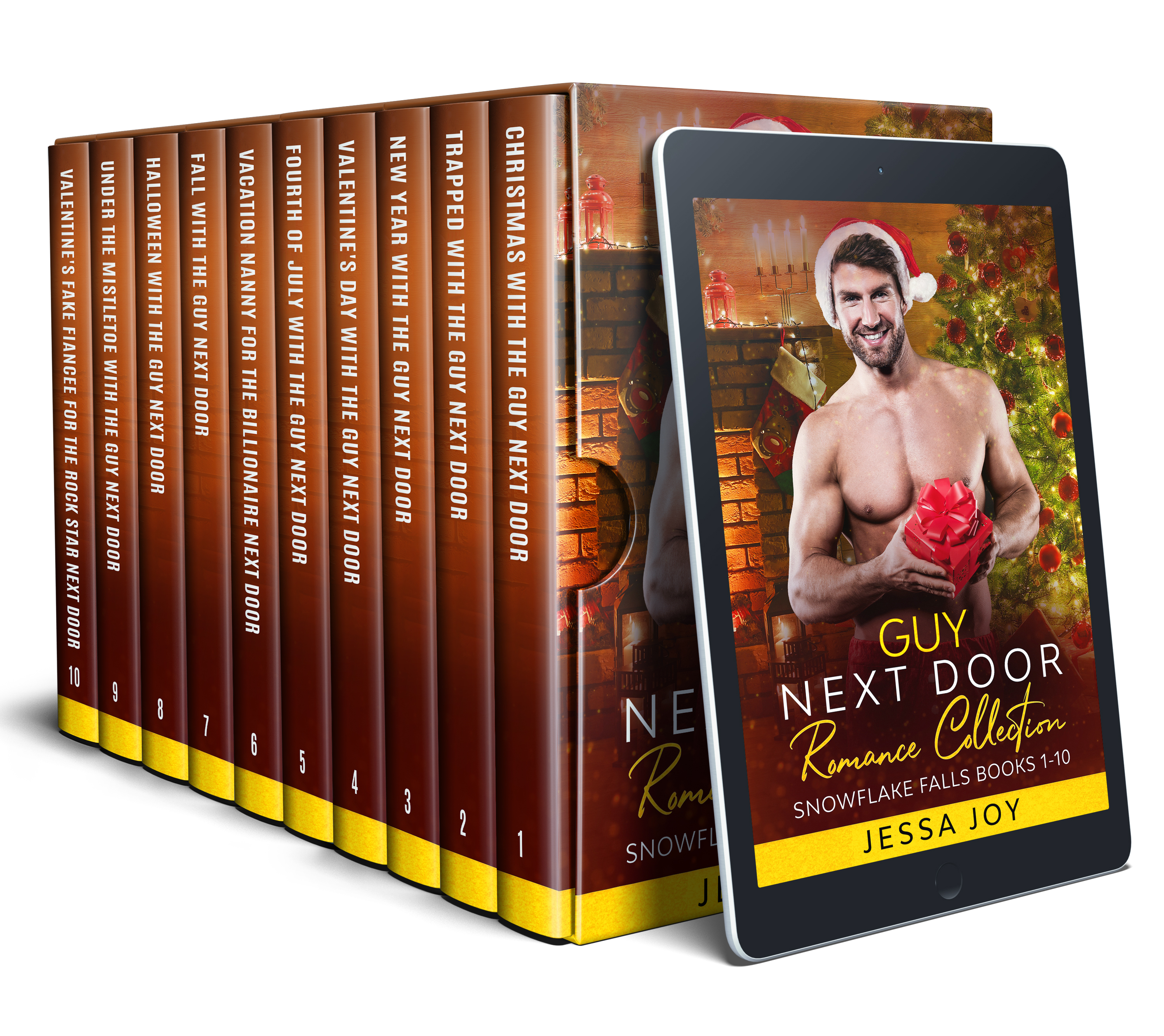 Guy Next Door Romance Collection (Holiday Romance in Snowflake Falls, #1-10)