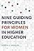 Nine Guiding Principles for Women in Higher Education by Karyn Z Sproles