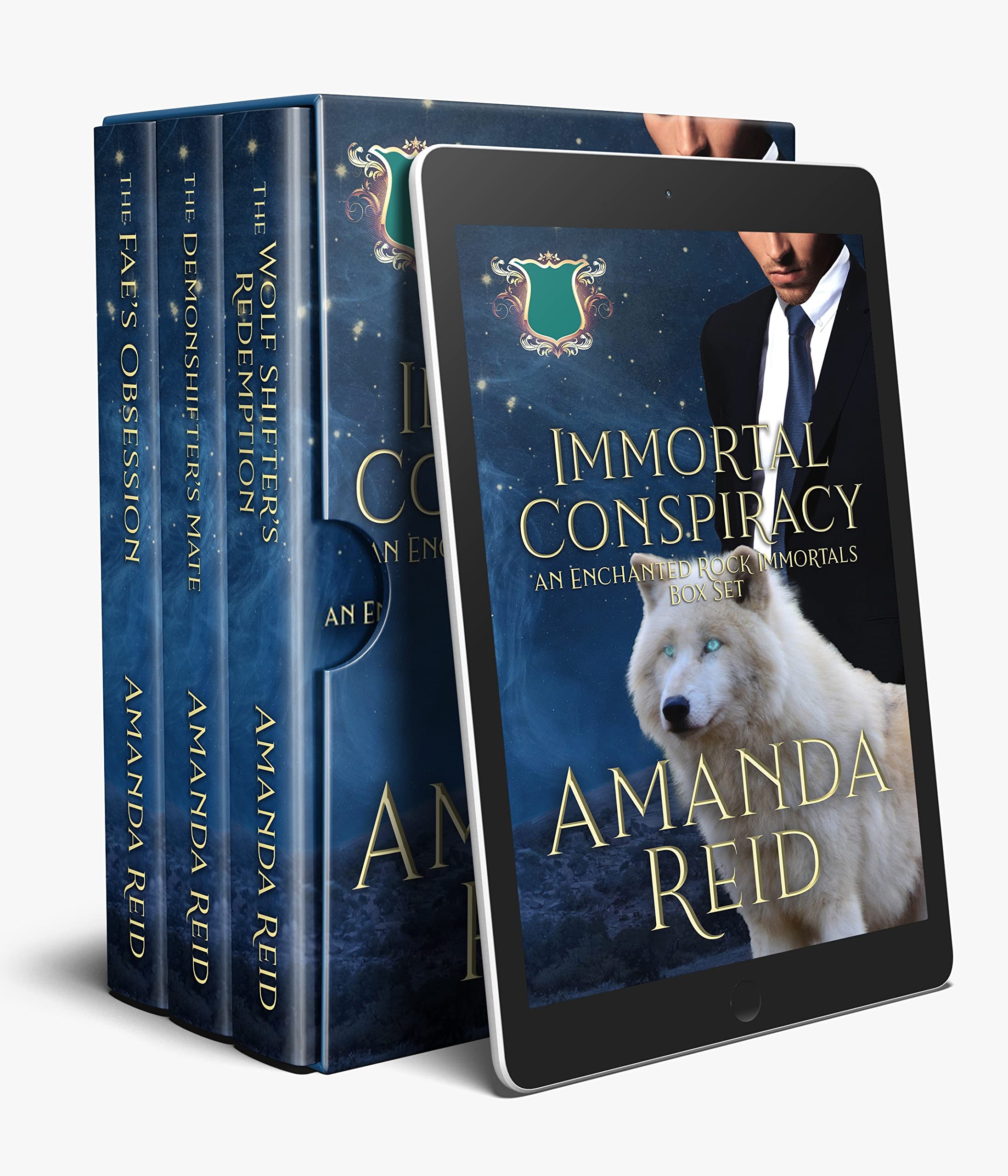 Immortal Conspiracy: An Enchanted Rock Immortals Series Box Set (The Enchanted Rock Immortals)