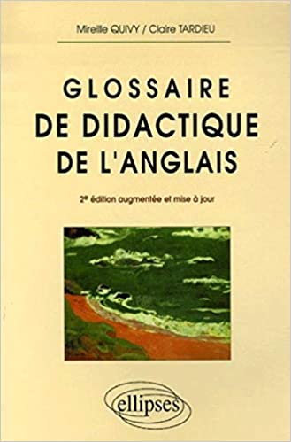 Glossaire de didactique de l'anglais (Paperback)