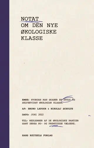 Notat om den nye økologiske klasse