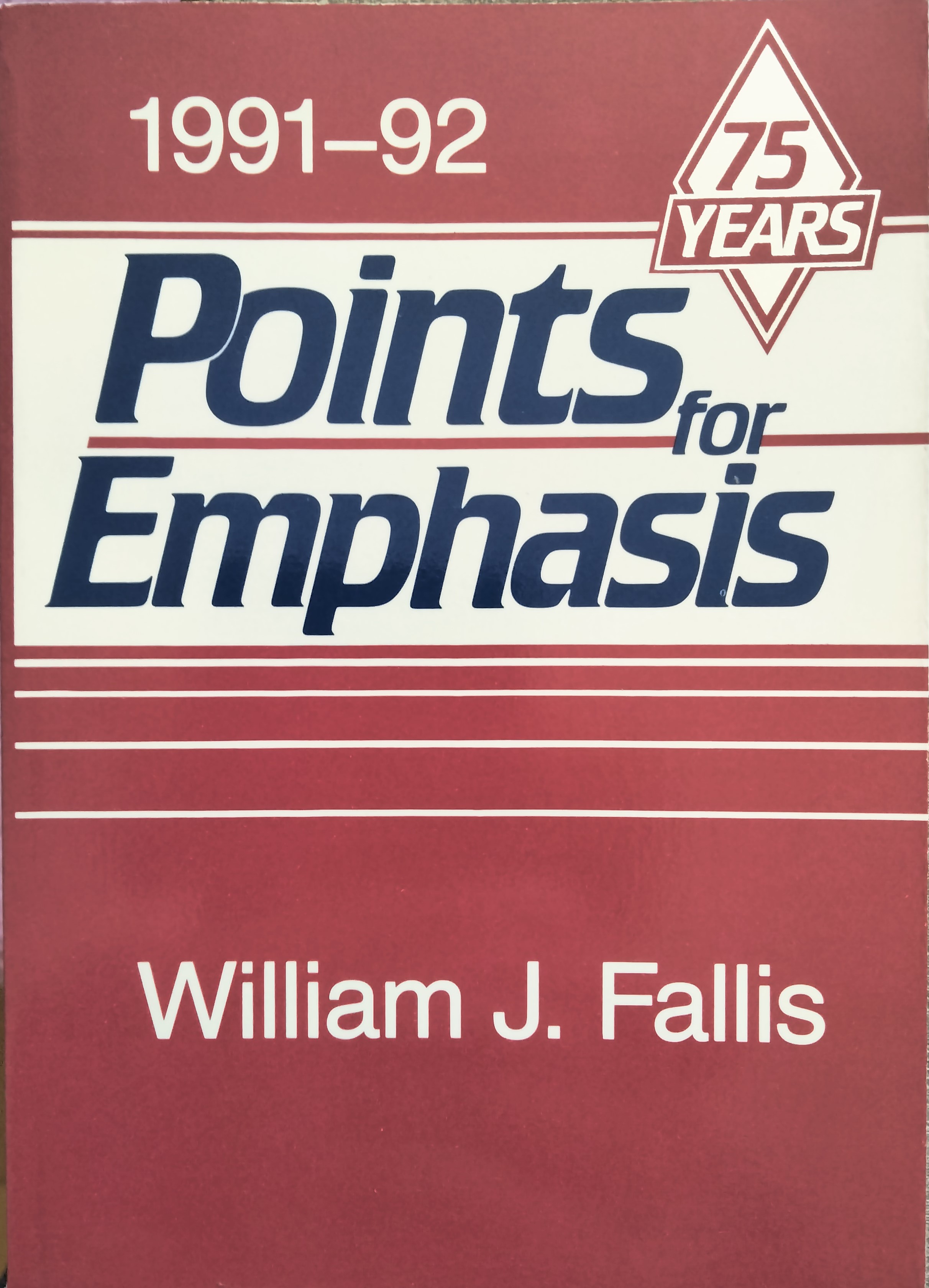 Points for Emphasis, 1991-92