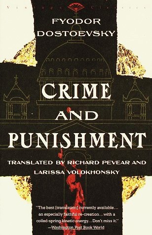 Book cover: Crime and Punishment by Fyodor Dostoevsky