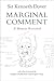Marginal Comment: A Memoir Revisited