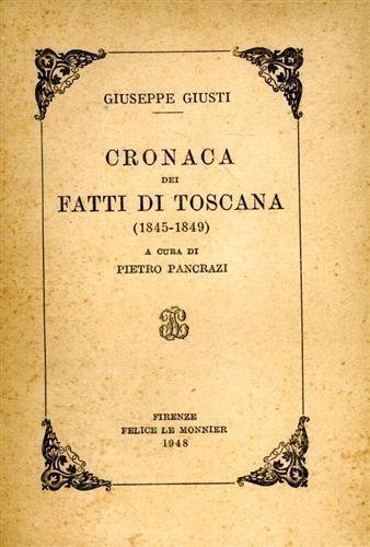Cronaca dei fatti di Toscana (1845-1849)
