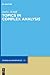 Topics in Complex Analysis (De Gruyter Studies in Mathematics, 88)