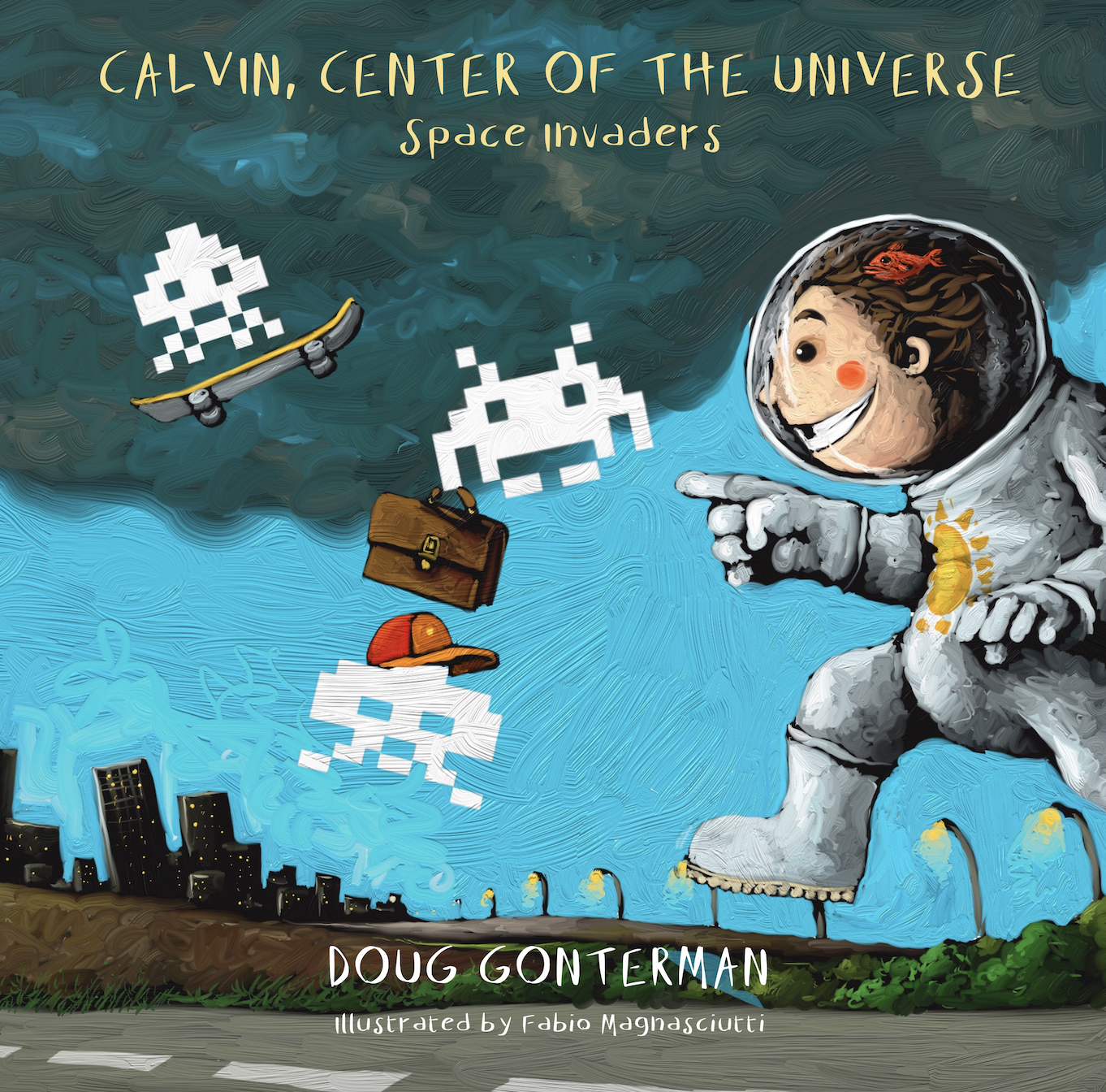 Calvin, Center of the Universe - Space Invaders