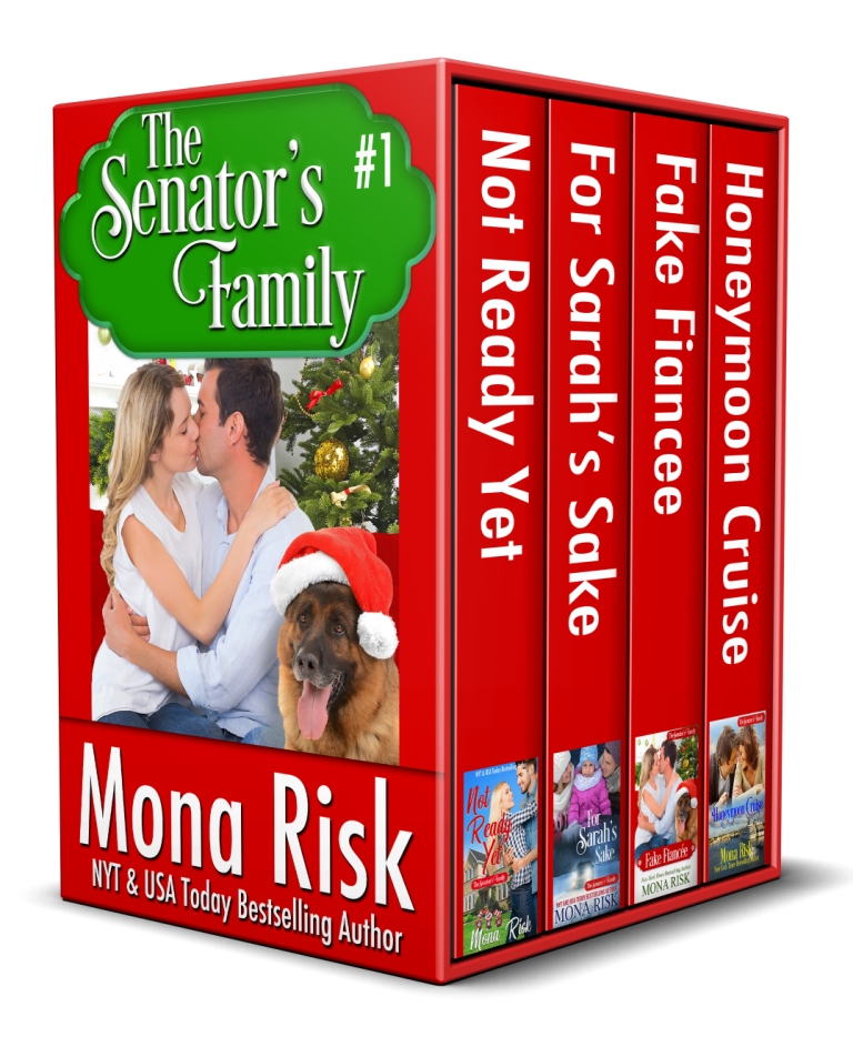 The Senator's Family Series #1: (Honeymoon Cruise; Fake Fiancée; For Sarah's Sake; Not Ready Yet)