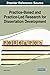 Practice-based and Practice-led Research for Dissertation Development