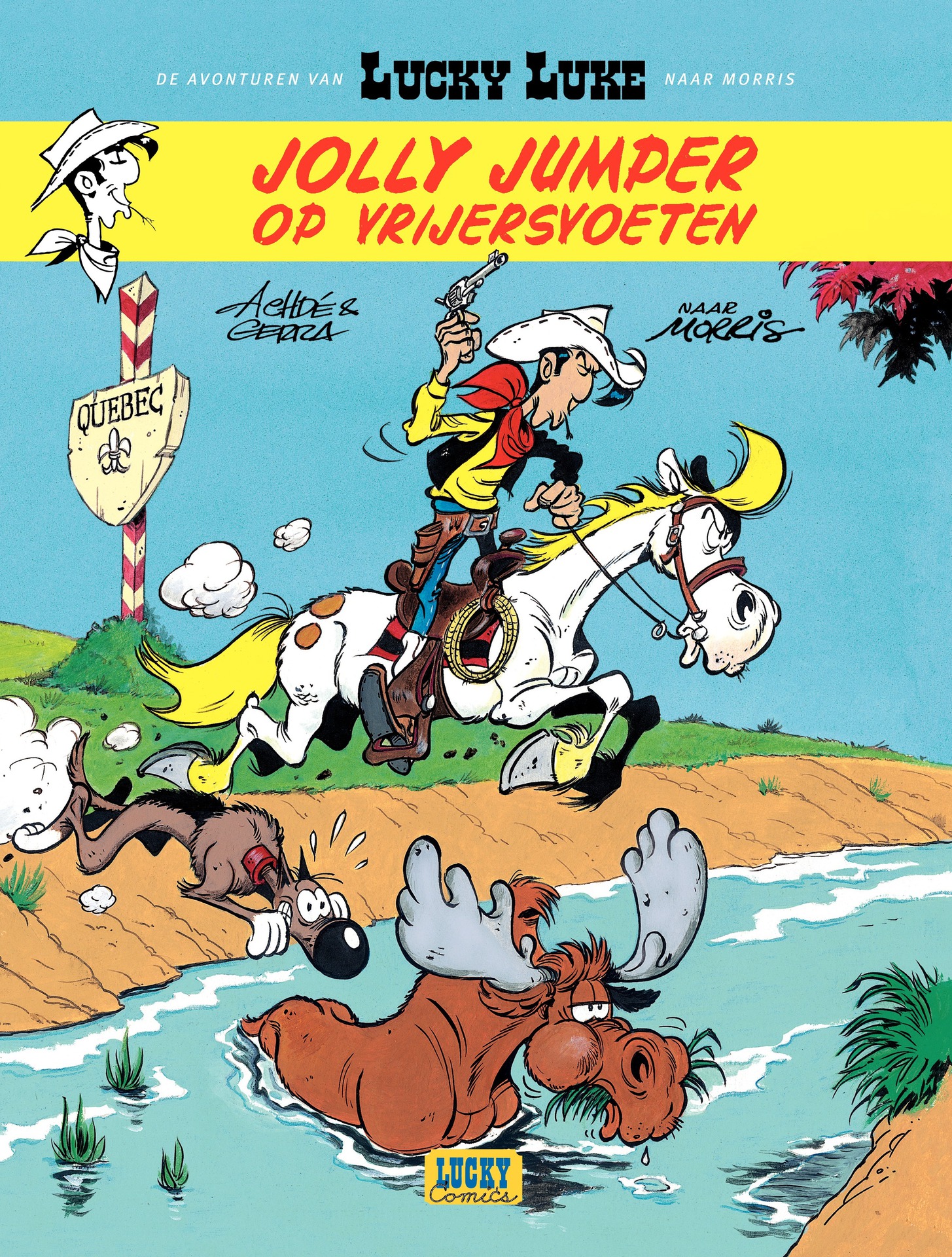 Jolly Jumper op vrijersvoeten (De avonturen van Lucky Luke naar Morris, #1)