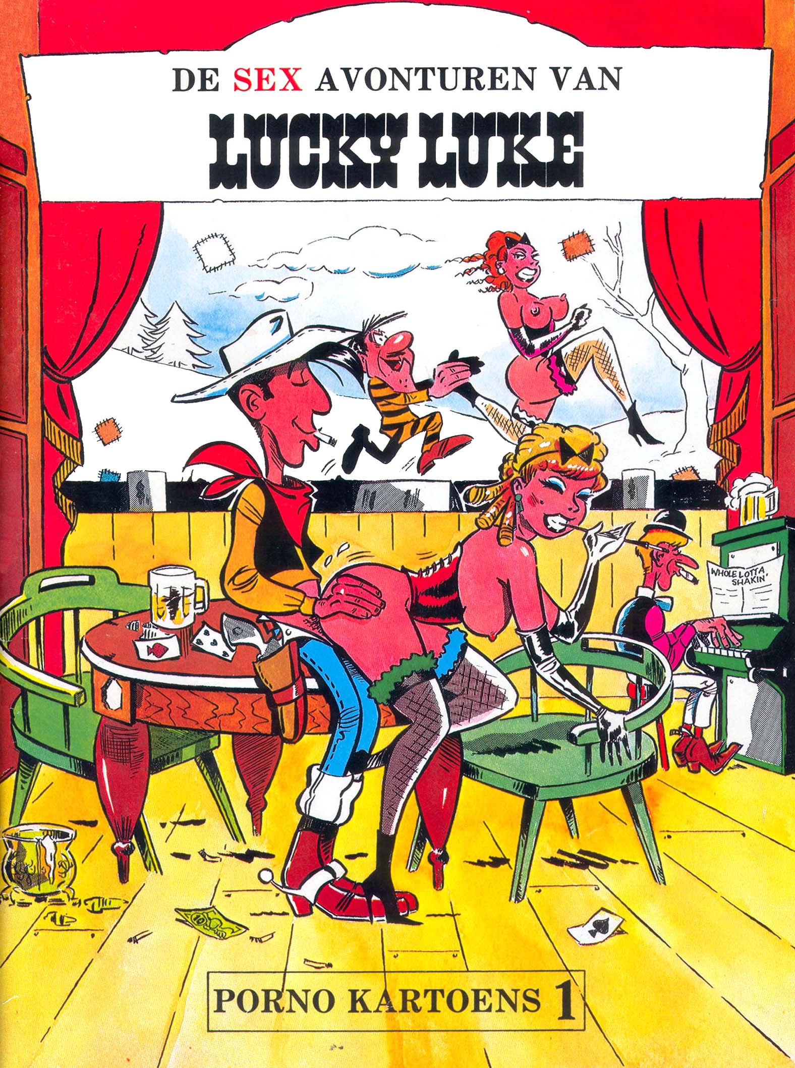 De sex-avonturen van Lucky Luke (Porno Kartoens, #1)