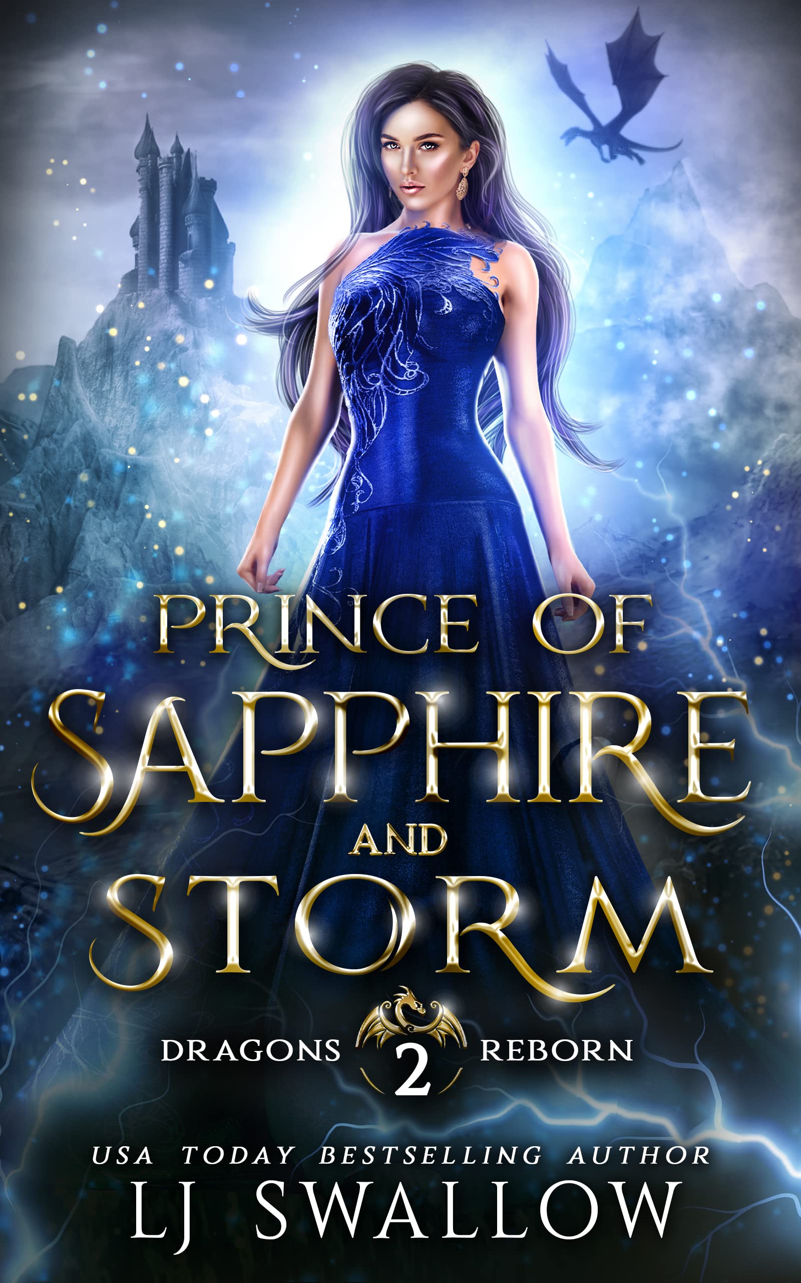 Wings of Sapphire and Storm (Her Dragons Reborn #2)