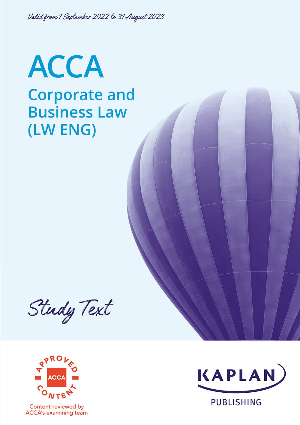 ACCA - Corporate and Business Law – England (LW – ENG)