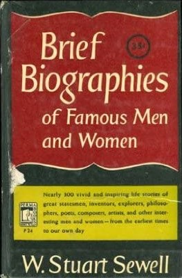 Brief Biographies of Famous Men and Women